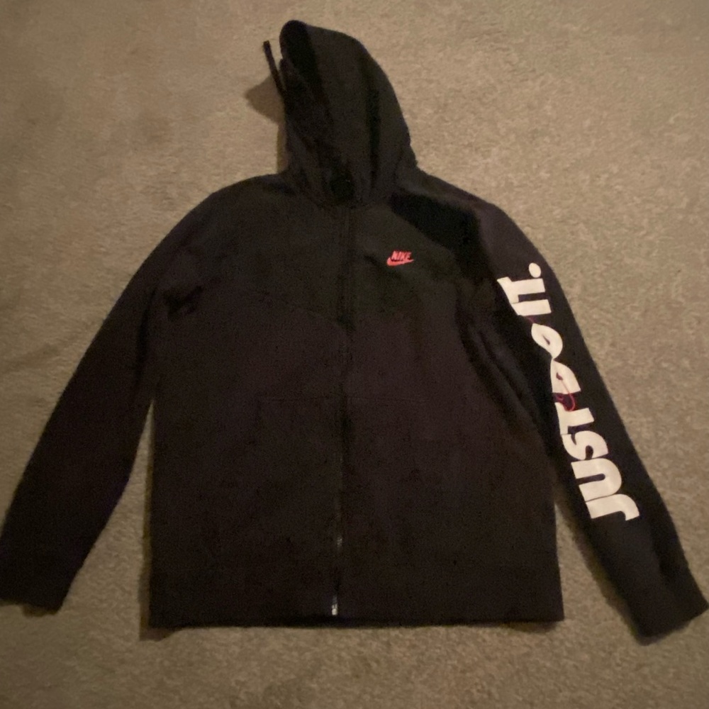Nike black hoodie men’s medium